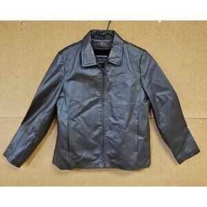 The Leather Company NY Italian Leather Jacket Coat plus size 3X with pockets